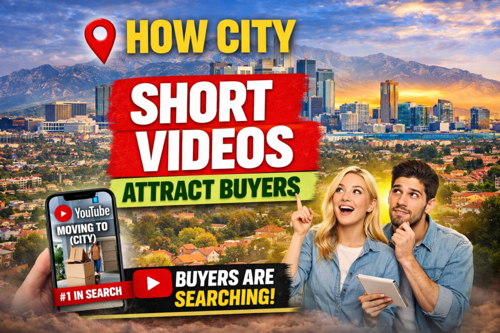 How city related short videos attract relocation buyers on YouTube for real estate agents