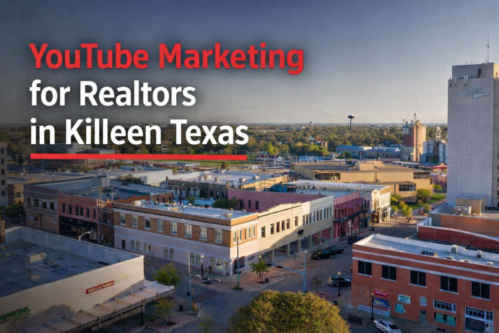 aerial view of Killeen Texas where many military relocation buyers search for homes and real estate information
