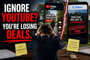 Realtor frustrated with lost deals comparing YouTube Shorts lead generation to Zillow competition for real estate clients