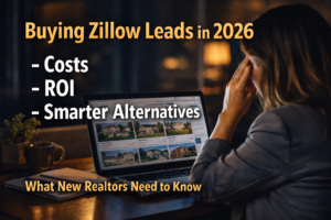 Zillow leads cost in 2026 for new realtors reviewing listings and alternatives